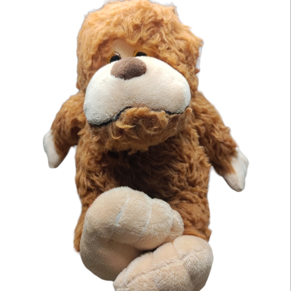 Brown 12" Bigfoot Sasquatch Plush Stuffed Shaggy Animal 2021 by Impact
